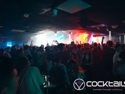 A professional photo of guests enjoying themselves at Cocktails Nightclub from our gallery.