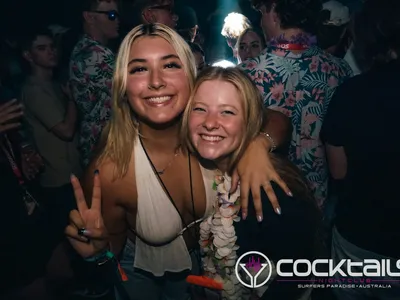 A professional photo of guests enjoying themselves at Cocktails Nightclub from our gallery.