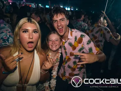 A professional photo of guests enjoying themselves at Cocktails Nightclub from our gallery.