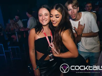 A professional photo of guests enjoying themselves at Cocktails Nightclub from our gallery.