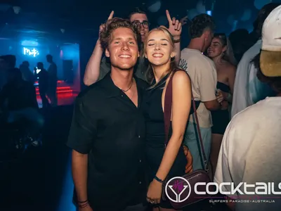 A professional photo of guests enjoying themselves at Cocktails Nightclub from our gallery.