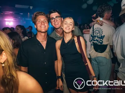 A professional photo of guests enjoying themselves at Cocktails Nightclub from our gallery.