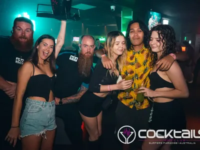 A professional photo of guests enjoying themselves at Cocktails Nightclub from our gallery.