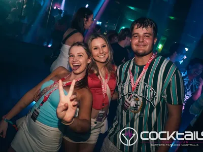 A professional photo of guests enjoying themselves at Cocktails Nightclub from our gallery.