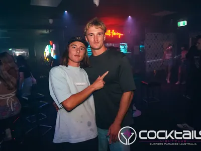 A professional photo of guests enjoying themselves at Cocktails Nightclub from our gallery.