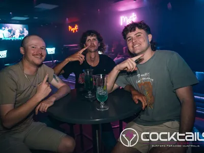 A professional photo of guests enjoying themselves at Cocktails Nightclub from our gallery.