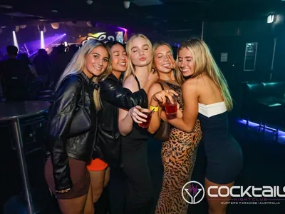 A professional photo of guests enjoying themselves at Cocktails Nightclub from our gallery.