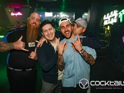 A professional photo of guests enjoying themselves at Cocktails Nightclub from our gallery.