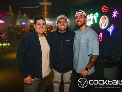 A professional photo of guests enjoying themselves at Cocktails Nightclub from our gallery.