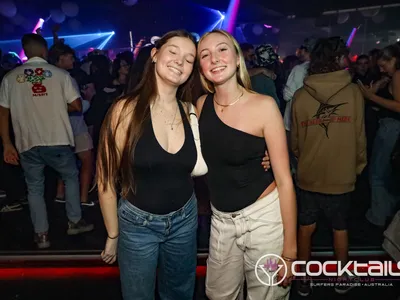 A professional photo of guests enjoying themselves at Cocktails Nightclub from our gallery.