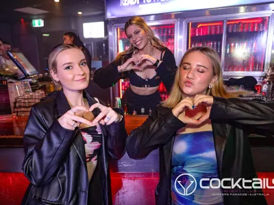 A professional photo of guests enjoying themselves at Cocktails Nightclub from our gallery.