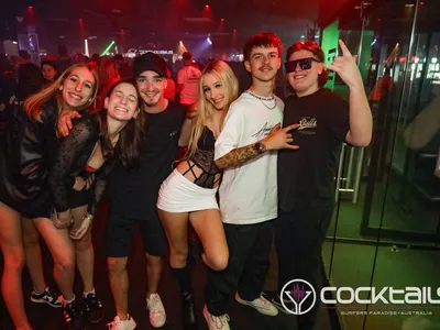 A professional photo of guests enjoying themselves at Cocktails Nightclub from our gallery.