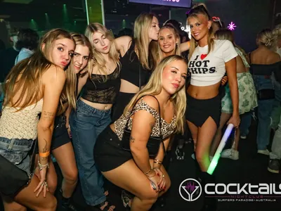 A professional photo of guests enjoying themselves at Cocktails Nightclub from our gallery.