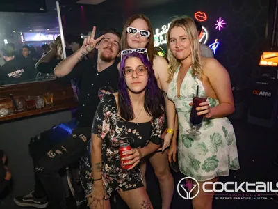 A professional photo of guests enjoying themselves at Cocktails Nightclub from our gallery.