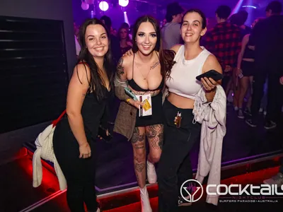 A professional photo of guests enjoying themselves at Cocktails Nightclub from our gallery.