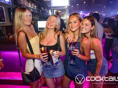 A professional photo of guests enjoying themselves at Cocktails Nightclub from our gallery.