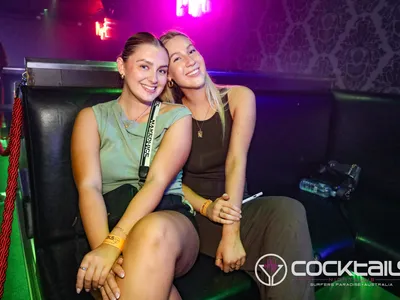 A professional photo of guests enjoying themselves at Cocktails Nightclub from our gallery.