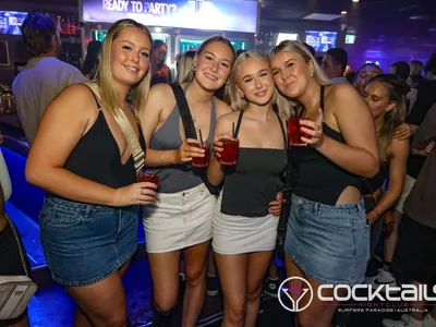 A professional photo of guests enjoying themselves at Cocktails Nightclub from our gallery.