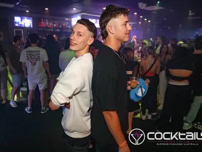 A professional photo of guests enjoying themselves at Cocktails Nightclub from our gallery.