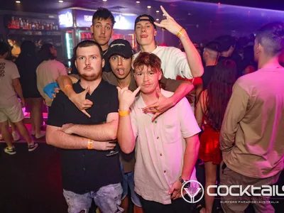 A professional photo of guests enjoying themselves at Cocktails Nightclub from our gallery.