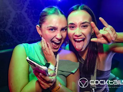 A professional photo of guests enjoying themselves at Cocktails Nightclub from our gallery.