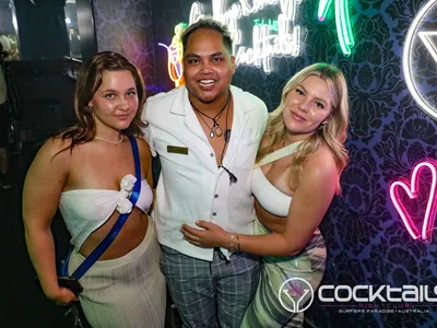 A professional photo of guests enjoying themselves at Cocktails Nightclub from our gallery.