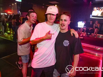 A professional photo of guests enjoying themselves at Cocktails Nightclub from our gallery.