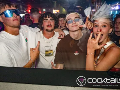 A professional photo of guests enjoying themselves at Cocktails Nightclub from our gallery.