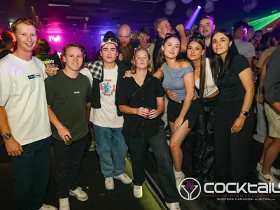 A professional photo of guests enjoying themselves at Cocktails Nightclub from our gallery.