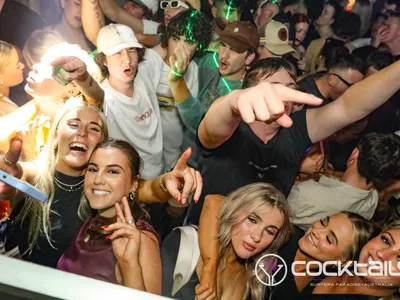 A professional photo of guests enjoying themselves at Cocktails Nightclub from our gallery.