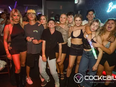 A professional photo of guests enjoying themselves at Cocktails Nightclub from our gallery.