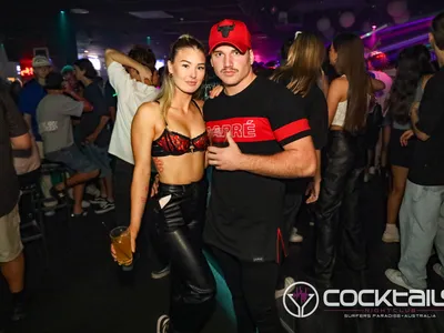 A professional photo of guests enjoying themselves at Cocktails Nightclub from our gallery.