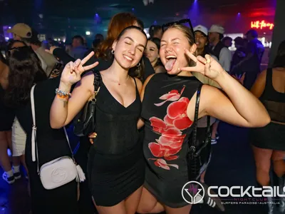 A professional photo of guests enjoying themselves at Cocktails Nightclub from our gallery.