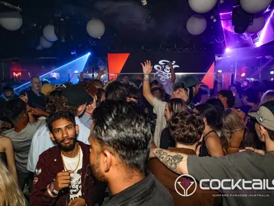 A professional photo of guests enjoying themselves at Cocktails Nightclub from our gallery.