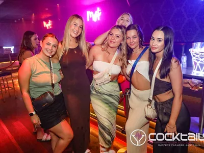 A professional photo of guests enjoying themselves at Cocktails Nightclub from our gallery.