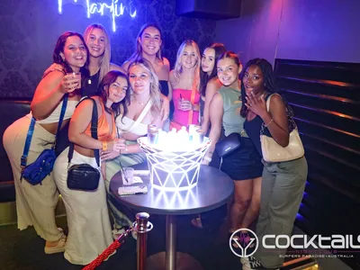 A professional photo of guests enjoying themselves at Cocktails Nightclub from our gallery.