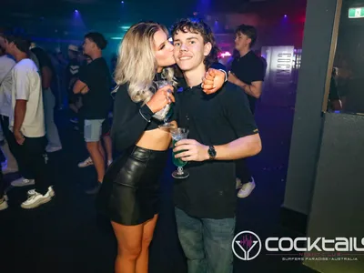 A professional photo of guests enjoying themselves at Cocktails Nightclub from our gallery.