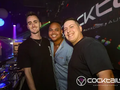 A professional photo of guests enjoying themselves at Cocktails Nightclub from our gallery.