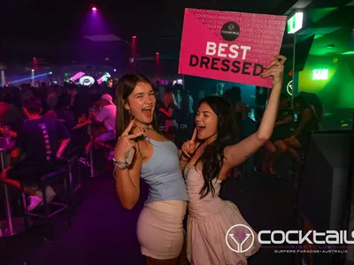 A professional photo of guests enjoying themselves at Cocktails Nightclub from our gallery.