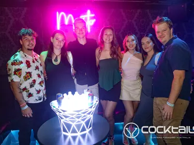 A professional photo of guests enjoying themselves at Cocktails Nightclub from our gallery.