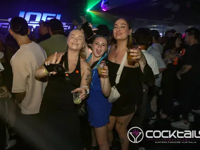 A professional photo of guests enjoying themselves at Cocktails Nightclub from our gallery.