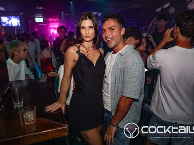 A professional photo of guests enjoying themselves at Cocktails Nightclub from our gallery.