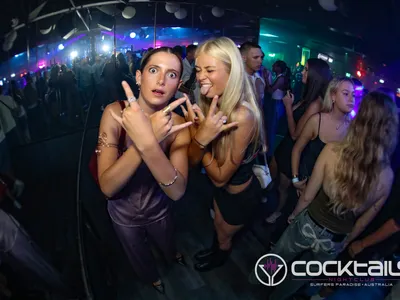 A professional photo of guests enjoying themselves at Cocktails Nightclub from our gallery.