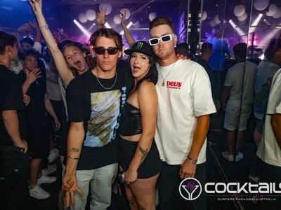 A professional photo of guests enjoying themselves at Cocktails Nightclub from our gallery.