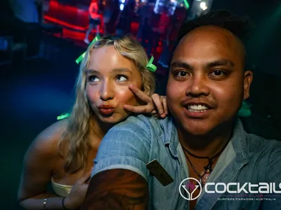 A professional photo of guests enjoying themselves at Cocktails Nightclub from our gallery.