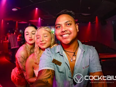 A professional photo of guests enjoying themselves at Cocktails Nightclub from our gallery.