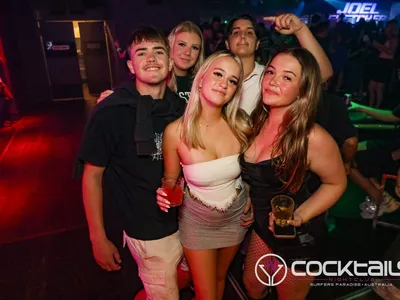 A professional photo of guests enjoying themselves at Cocktails Nightclub from our gallery.