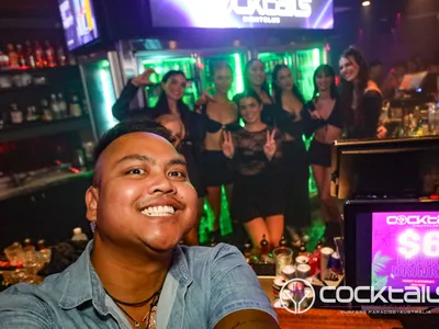 A professional photo of guests enjoying themselves at Cocktails Nightclub from our gallery.