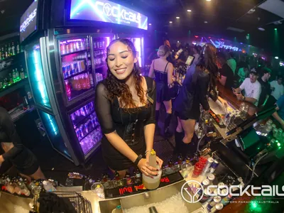 A professional photo of guests enjoying themselves at Cocktails Nightclub from our gallery.