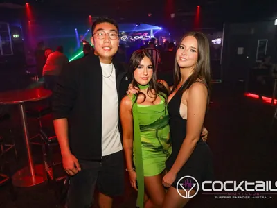 A professional photo of guests enjoying themselves at Cocktails Nightclub from our gallery.